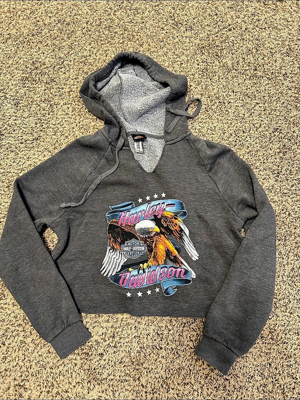 Harley-Davidson cropped hoodie Graphic